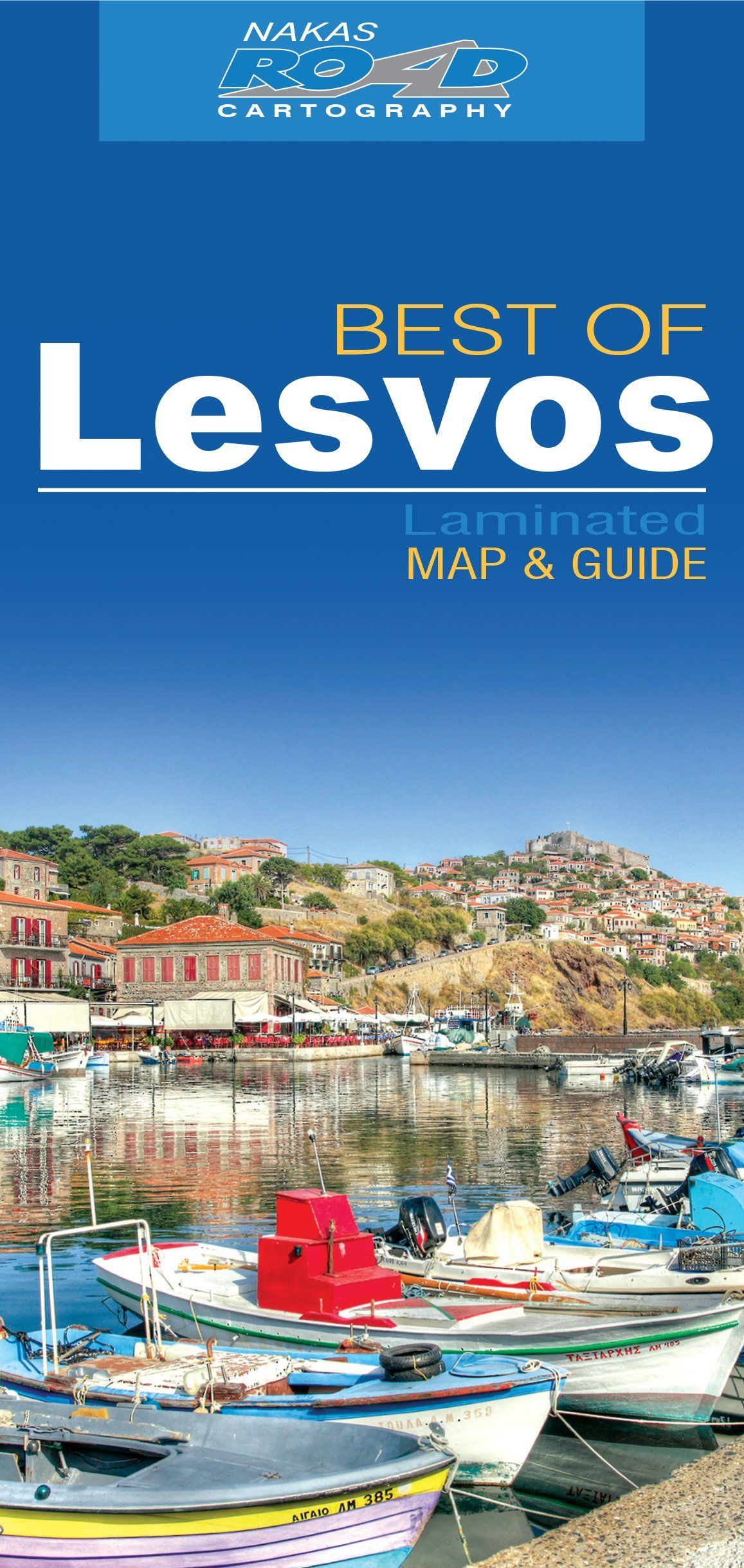 Carte détaillée - Lesbos | Road Editions - Best Of carte routière Road Editions