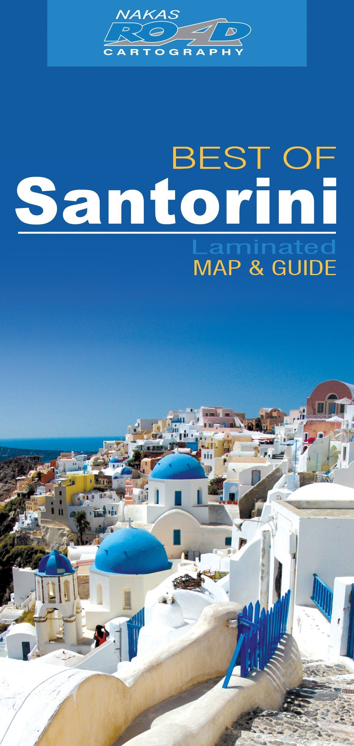 Carte détaillée - Santorin | Road Editions - Best Of carte routière Road Editions