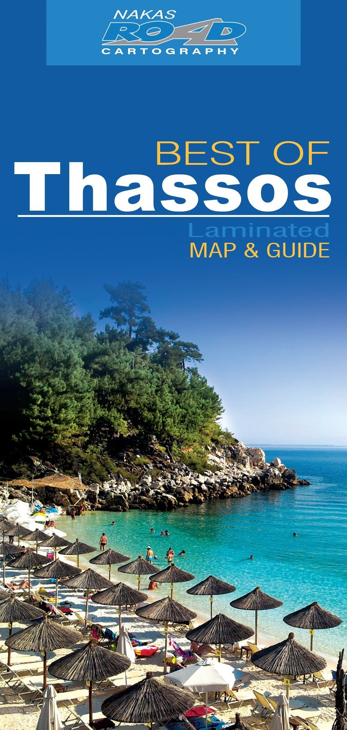 Carte détaillée - Thassos | Road Editions - Best Of carte routière Road Editions