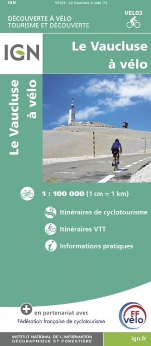 Carte cycliste - Vaucluse à vélo | IGN carte cycliste IGN