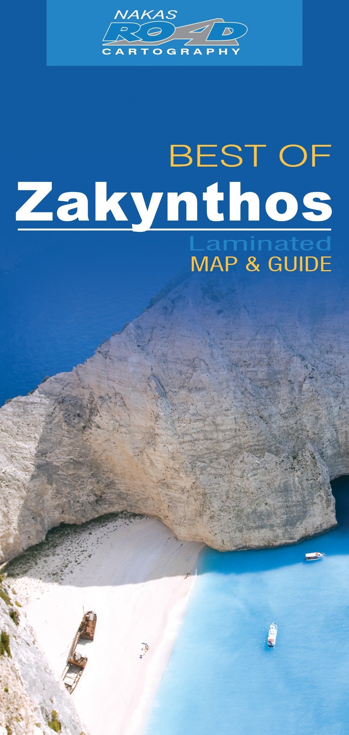 Carte détaillée - Zakynthos | Road Editions- Best Of carte routière Road Editions