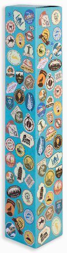 Carte du monde en liège, style Rétro (60 x 45 cm) | Miss Wood carte murale livrée à plat Miss Wood