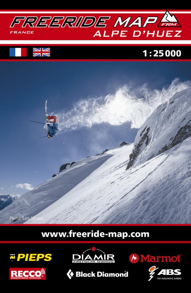 Carte Freeride - Alpe d'Huez | Freeride Map carte de randonnée Freeride Map
