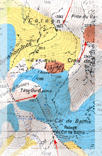 Carte Freeride - Chamonix Nord | Freeride Map carte de randonnée Freeride Map Default Title