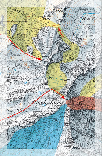 Carte Freeride - Davos Nord | Freeride Map carte pliée Freeride Map 
