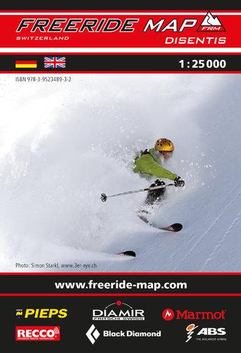 Carte Freeride - Disentis | Freeride Map carte pliée Freeride Map 