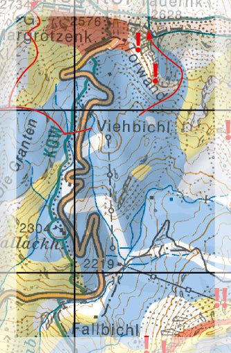 Carte Freeride - Hohe Tauern Select/Ankogel, Gastein, Heiligenblut, Mölltaler | Freeride Map carte de randonnée Freeride Map Default Title