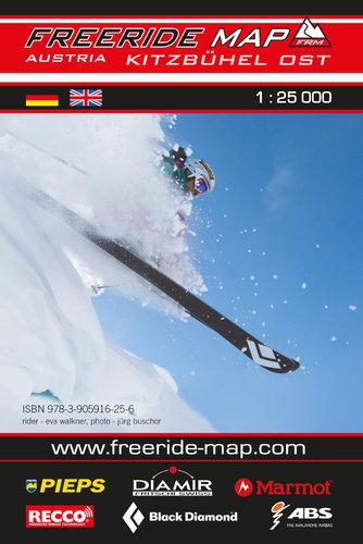 Carte Freeride - Kitzbühel Est | Freeride Map carte de randonnée Freeride Map