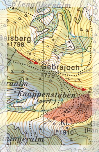 Carte Freeride - Kitzbühel Est | Freeride Map carte pliée Freeride Map 