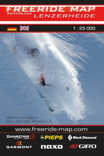 Carte Freeride - Lenzerheide | Freeride Map carte de randonnée Freeride Map