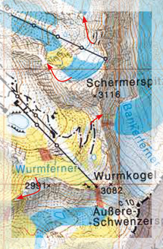 Carte Freeride - Obergurgl, Hochgurgl | Freeride Map carte pliée Freeride Map 