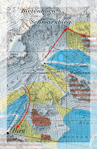 Carte Freeride - Schilthorn, Jungfrau Region | Freeride Map carte pliée Freeride Map 