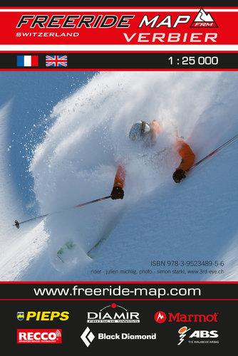 Carte Freeride - Verbier | Freeride Map carte de randonnée Freeride Map