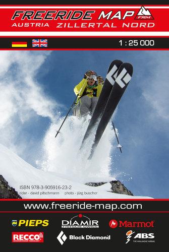 Carte Freeride - Zillertal Nord | Freeride Map carte pliée Freeride Map 