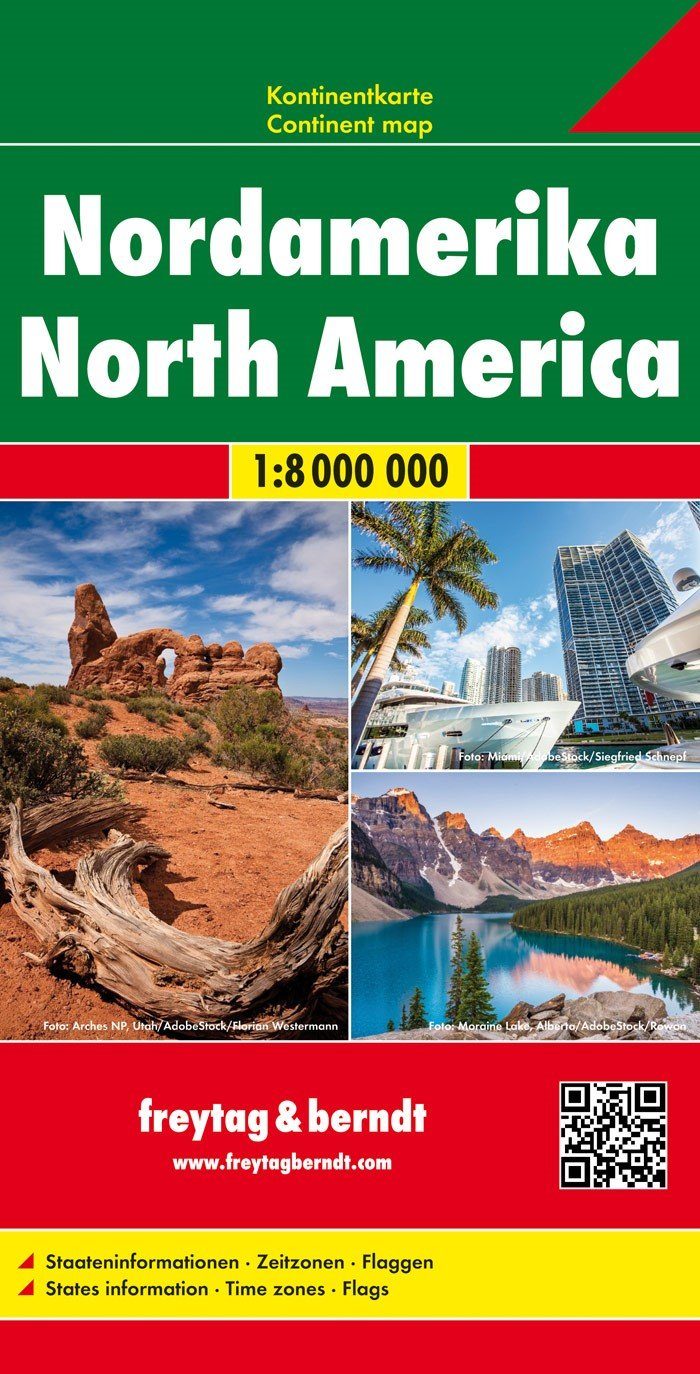 Carte générale - Amérique du Nord | Freytag & Berndt carte routière Freytag & Berndt Default Title