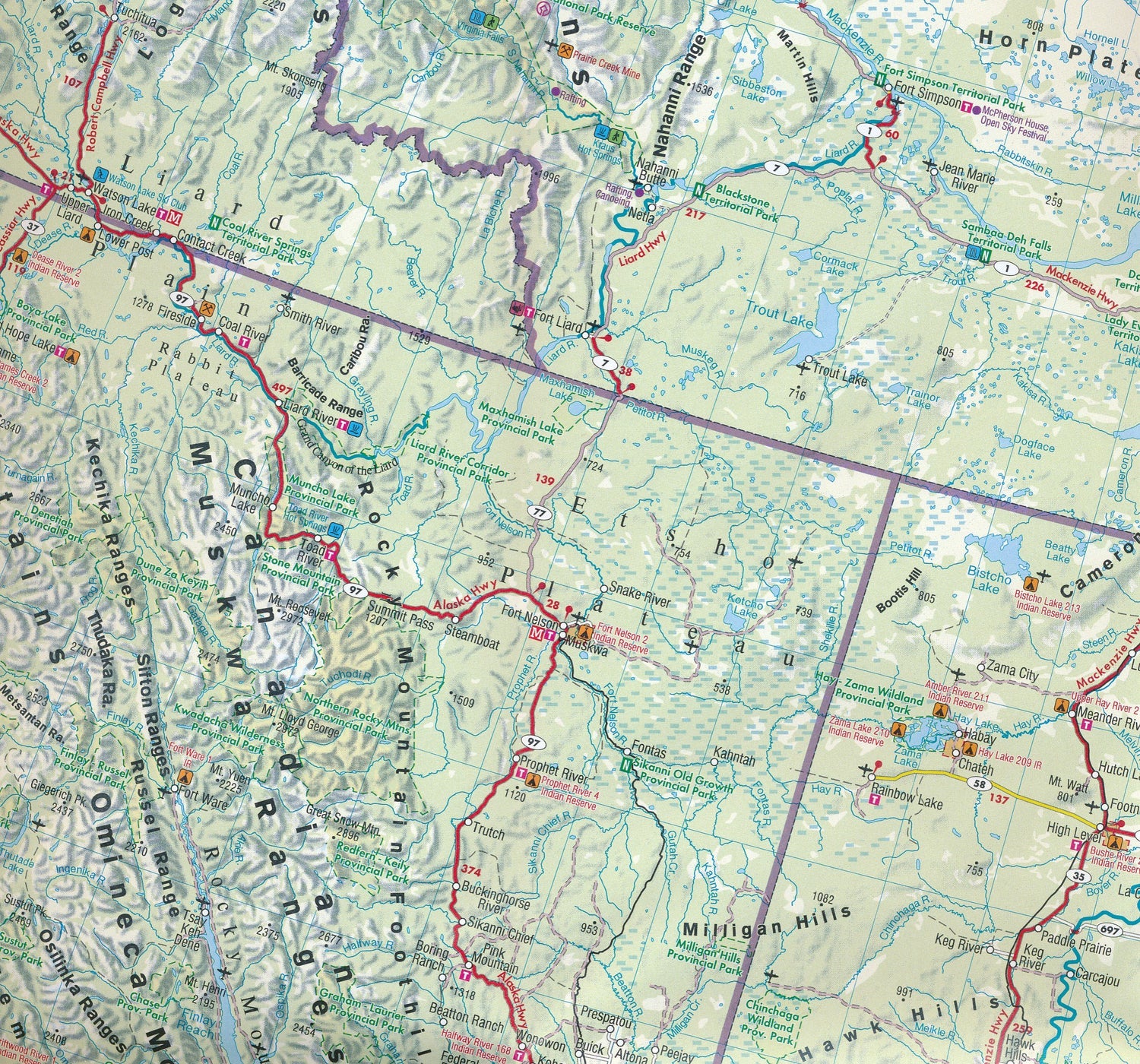 Carte générale - Canada | Freytag & Berndt carte routière Freytag & Berndt