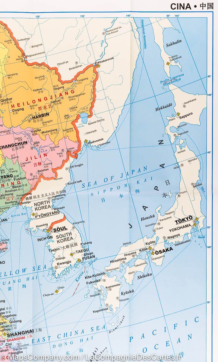 Carte générale - Chine | Gizi Map carte routière Gizi Map