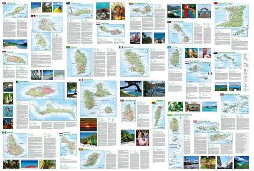 Carte générale - Croisières dans les Caraïbes | Freytag & Berndt carte pliée Freytag & Berndt 