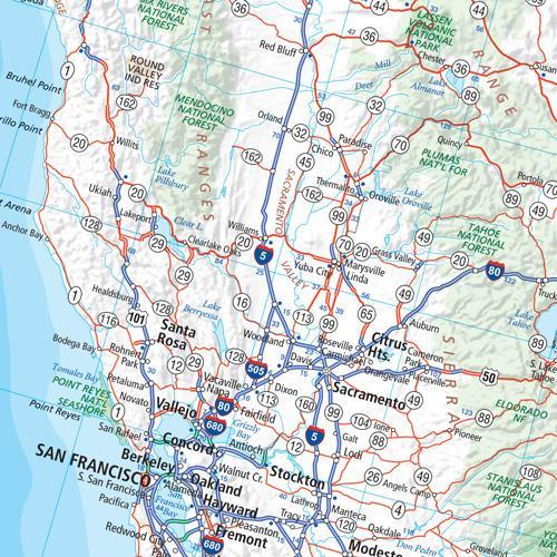 Carte générale - USA | Hema Maps carte routière Hema Maps