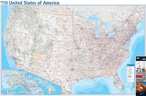 Carte générale - USA | Hema Maps carte routière Hema Maps