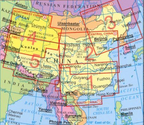 Carte géographique - Tibet - Xizang Zizhiqu 5 | Gizi Map carte pliée Gizi Map 