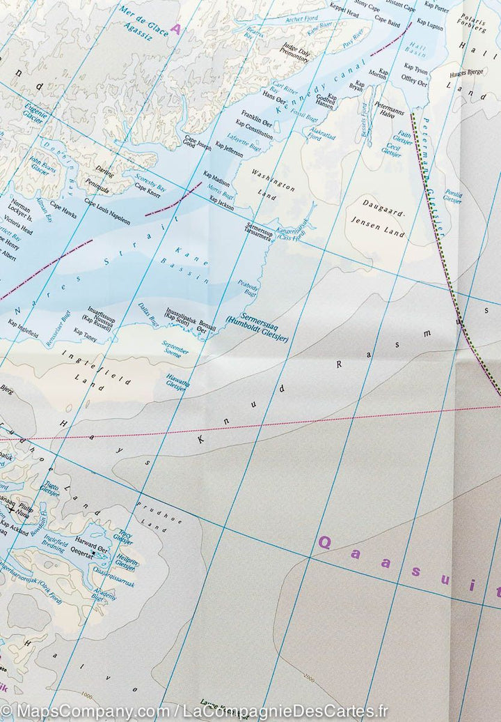 Carte du Groenland | Reise Know How - La Compagnie des Cartes