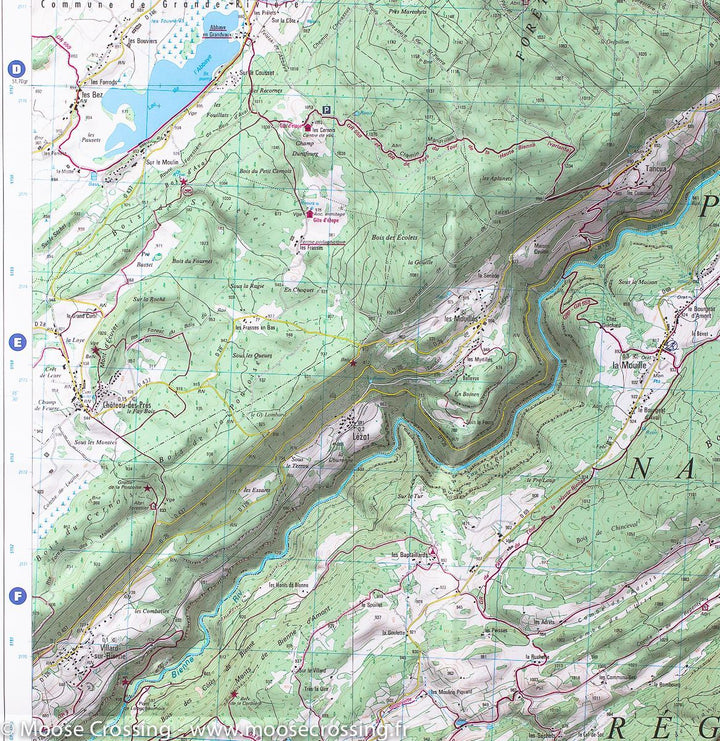 Carte IGN TOP 25 n° 3327 ET - Morez, les Rousses &amp; Col de la Faucille (PNR du Haut Jura) - La Compagnie des Cartes