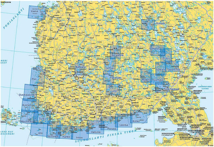 Carte marine n° 10 - Kustavi Brändö Isokari (Finlande) | Karttakeskus carte pliée Karttakeskus 