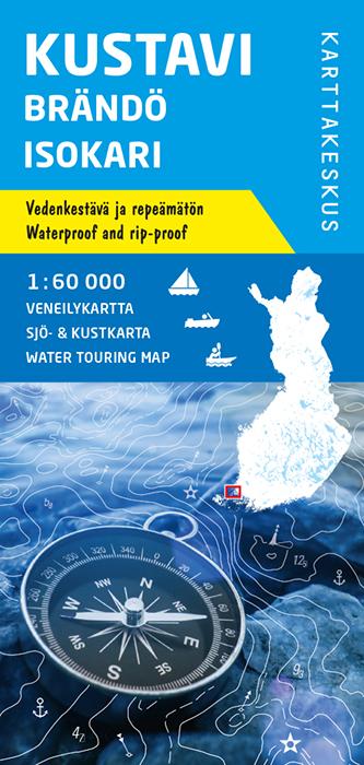 Carte marine n° 10 - Kustavi Brändö Isokari (Finlande) | Karttakeskus carte routière Karttakeskus Default Title