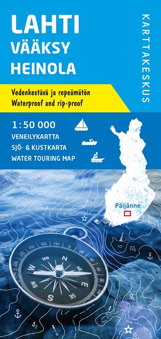 Carte marine n° 11 - Lahti Vääksy Heinola (Finlande) | Karttakeskus carte routière Karttakeskus Default Title