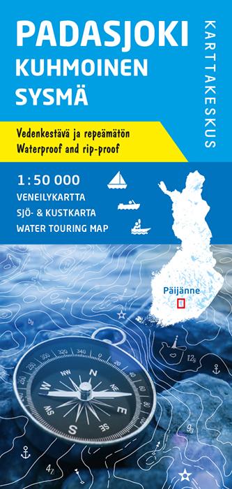 Carte marine n° 16 - Padasjoki Kuhmoinen Sysmä (Finlande) | Karttakeskus carte routière Karttakeskus Default Title