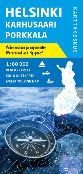 Carte marine n° 2 - Helsinki Karhusaari Porkkala (Finlande) | Karttakeskus carte pliée Karttakeskus 