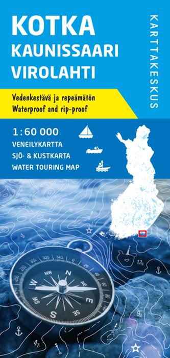 Carte marine n° 8 - Kotka Kaunissaari Virolahti (Finlande) | Karttakeskus carte routière Karttakeskus Default Title