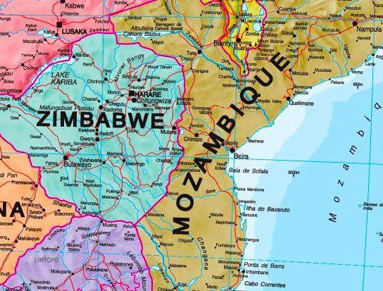 Carte murale – Afrique politique (en anglais) – 100 x 120 cm | Maps International - La Compagnie des Cartes