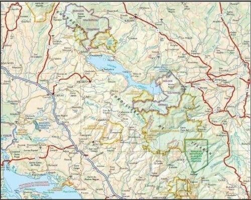 Carte murale (en anglais) - Costa Rica - 96 x 84 cm | National Geographic carte murale roulée (en tube) National Geographic