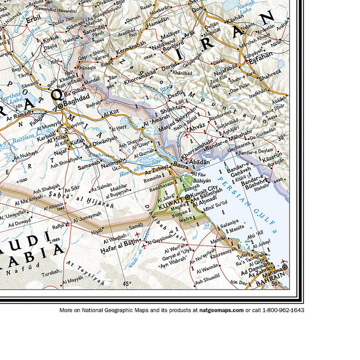 Carte murale (en anglais) - Europe politique - 77 x 60 cm | National Geographic carte murale petit tube National Geographic 