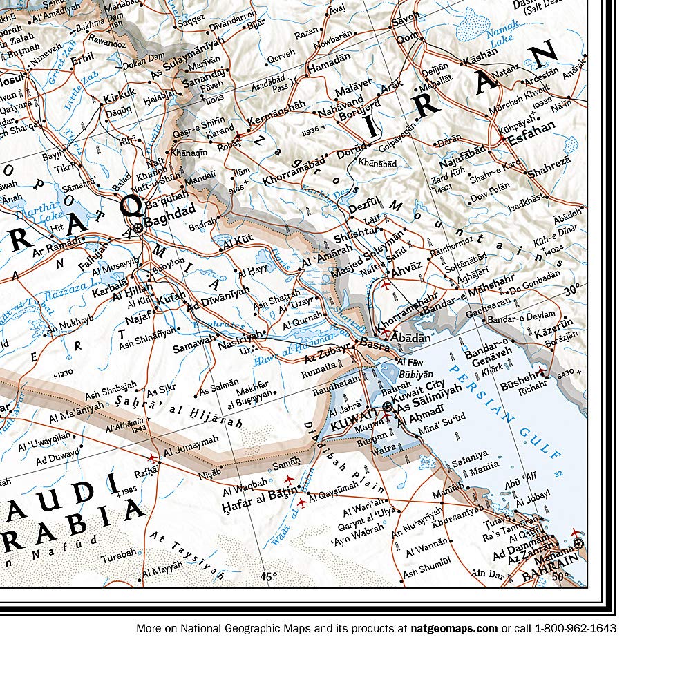 Carte murale (en anglais) - Europe politique, grand format - 114 x 88 cm | National Geographic carte murale petit tube National Geographic 