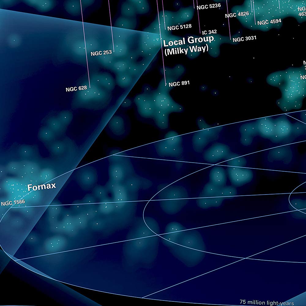 Carte murale (en anglais) - L'Univers - 79 x 51 cm | National Geographic carte murale roulée (en tube) National Geographic