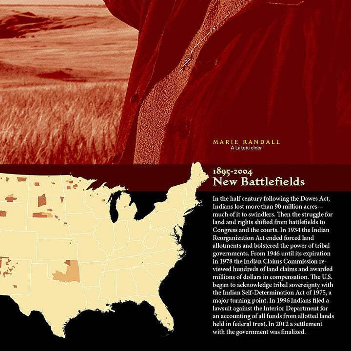 Carte murale (en anglais) - Territoires indiens | National Geographic carte murale petit tube National Geographic 