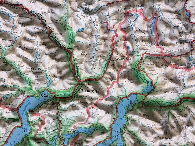 Carte murale en relief - Suisse - 82 x 68 cm | Kümmerly & Frey carte relief Kümmerly & Frey 