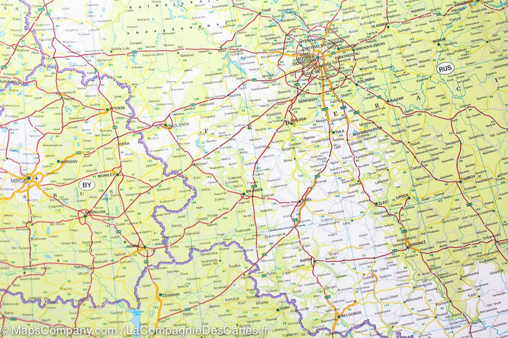 Carte murale - Europe Physique - 169,5 x 121 cm | Freytag & Berndt carte murale grand tube Freytag & Berndt 