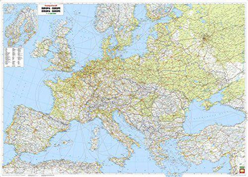 Carte murale - Europe Physique - 169,5 x 121 cm | Freytag & Berndt carte murale grand tube Freytag & Berndt papier 