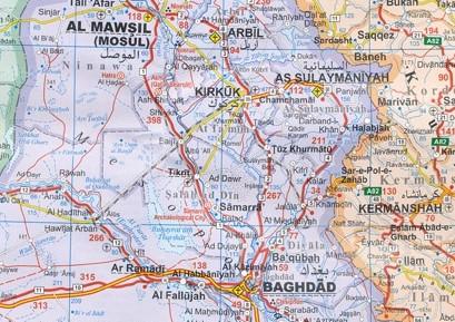 Carte murale - Moyen-Orient (politique) | Gizi Map carte murale grand tube Gizi Map 
