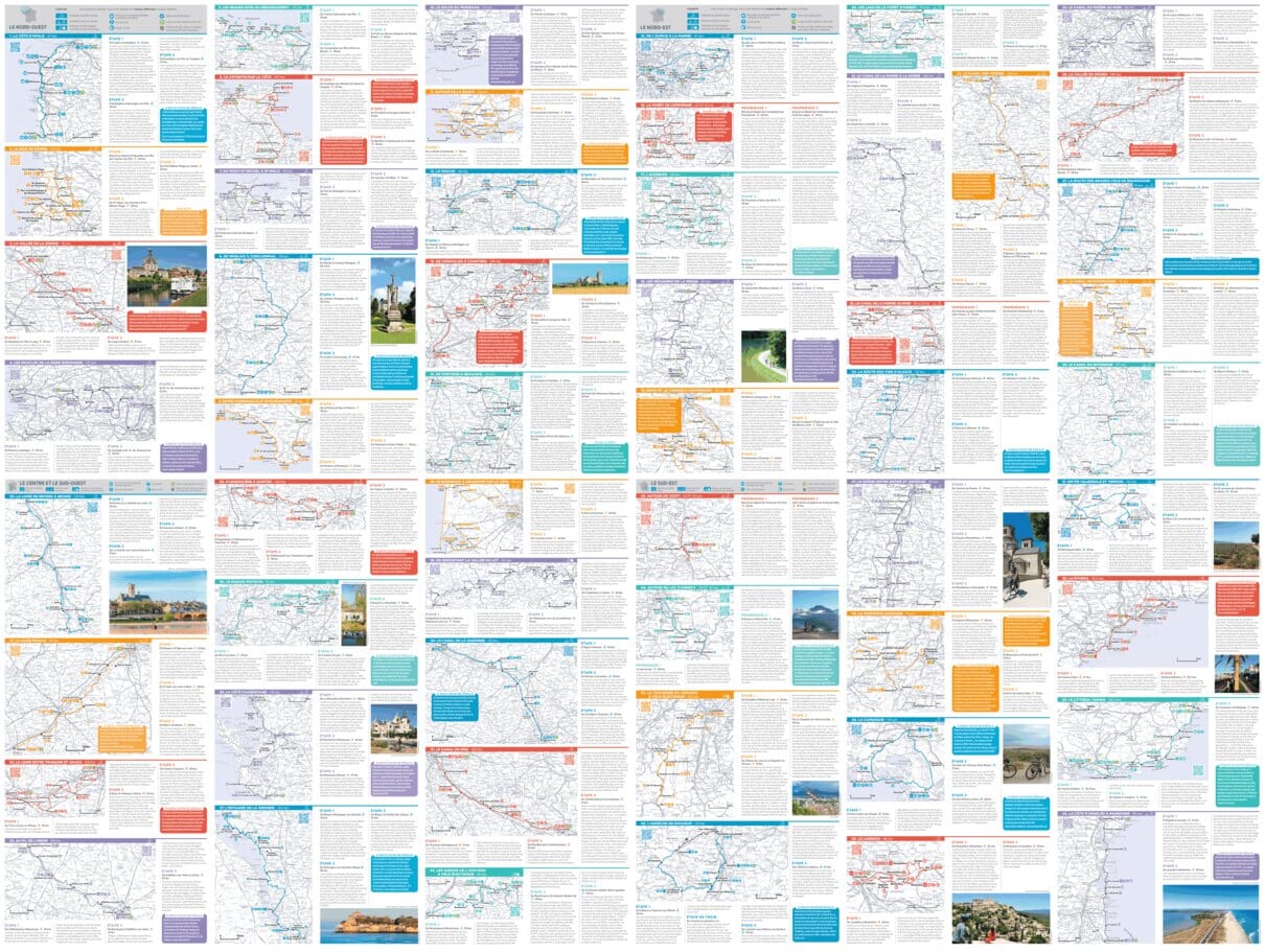 Carte n° 767 - France : itinéraires à vélo | Michelin carte cycliste Michelin