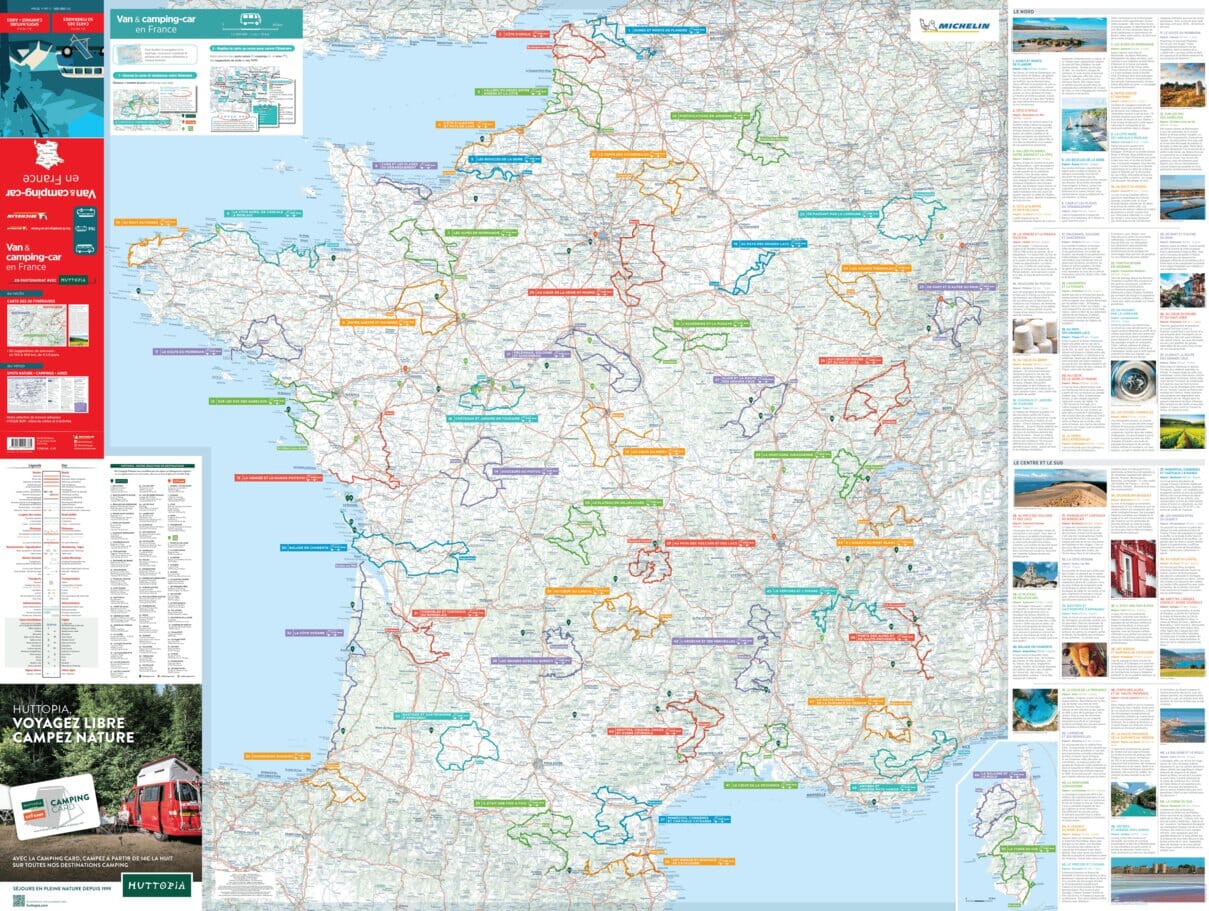 Road Map No. 768 - Vans and Motorhomes in France | Michelin – Cartovia