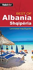 Carte plastifiée - Albanie (best of), n° 304 | Vektor carte pliée Vektor 