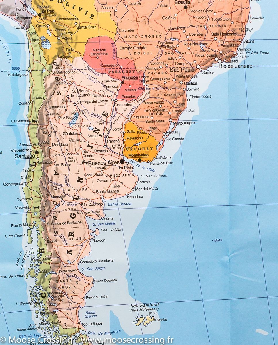 Carte pliée n° 702 - Le Monde | Michelin carte routière Michelin