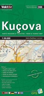 Carte régionale - Kuçova (Albanie), n° 366 | Vektor carte routière Vektor Default Title