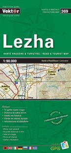 Carte régionale - Lezha (Albanie), n° 369 | Vektor carte routière Vektor Default Title