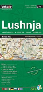 Carte régionale - Lushnja (Albanie), n° 371 | Vektor carte routière Vektor Default Title